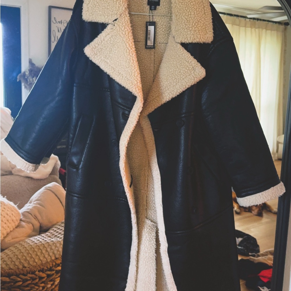 Boohoo Sherpa lined jacket